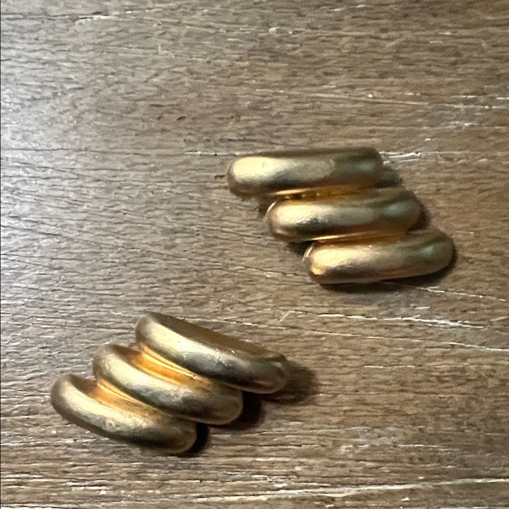 Gold Tone Metal Rings